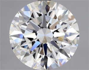 Picture of Natural Diamond 3.14 Carats, Round with Excellent Cut, F Color, VVS1 Clarity and Certified by GIA