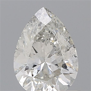 Foto Diamante Natural 0.57 quilates, De pera , Color G, claridad SI2 y certificado IGI de