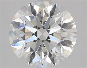 Picture of Natural Diamond 2.81 Carats, Round with Excellent Cut, G Color, VS2 Clarity and Certified by GIA