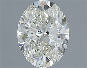 Foto Diamante Natural 1.01 quilates, Ovalado , Color J, claridad SI1 y certificado IGI de