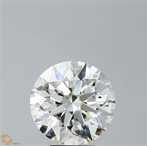 Picture of Natural Diamond 5.03 Carats, Round with Excellent Cut, H Color, SI2 Clarity and Certified by GIA