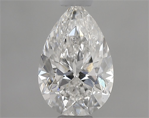 Foto Diamante Natural 0.70 quilates, De pera , Color H, claridad SI2 y certificado GIA de