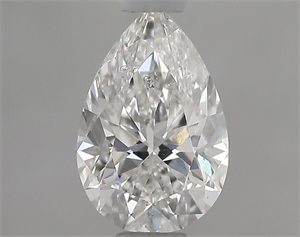 Foto Diamante Natural 0.70 quilates, De pera , Color H, claridad SI2 y certificado GIA de
