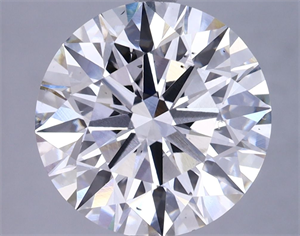 Picture of Lab Grown Diamond 4.72 Carats, Round with Ideal Cut, G Color, VS2 Clarity and Certified by IGI