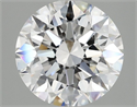 Lab Grown Diamond 3.02 Carats, Round with Ideal Cut, E Color, VS1 Clarity and Certified by IGI
