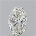 Natural Diamond 0.70 Carats, Oval with  Cut, I Color, VS2 Clarity and Certified by GIA