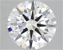 Del inventario de diamantes de laboratorio, 4.07 quilates, Redondo , Color F, claridad VVS2 y certificado IGI