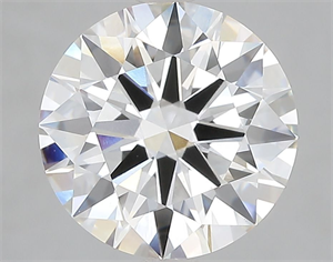 Picture of Lab Grown Diamond 4.07 Carats, Round with Ideal Cut, F Color, VVS2 Clarity and Certified by IGI