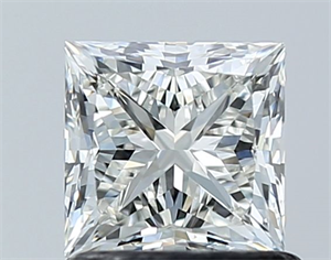 Picture of Natural Diamond 1.01 Carats, Princess with  Cut, I Color, VS1 Clarity and Certified by GIA
