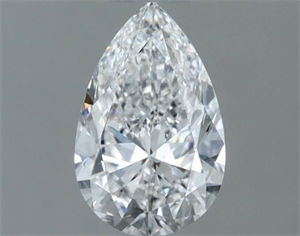 Picture of Natural Diamond 0.60 Carats, Pear with  Cut, E Color, VS2 Clarity and Certified by GIA