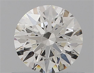 Foto Diamante Natural 0.59 quilates, Redondo , Color H, claridad VVS1 y certificado GIA de