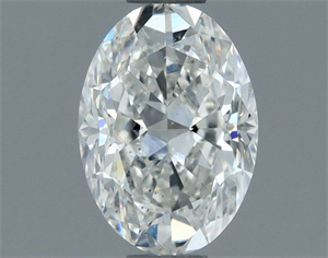 Picture of Natural Diamond 1.00 Carats, Oval with  Cut, F Color, SI1 Clarity and Certified by IGI