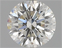 Natural Diamond 0.80 Carats, Round with Excellent Cut, J Color, VVS2 Clarity and Certified by GIA