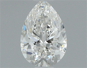 Picture of Natural Diamond 0.40 Carats, Pear with  Cut, G Color, VS1 Clarity and Certified by GIA