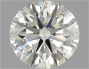 Natural Diamond 0.73 Carats, Round with Excellent Cut, J Color, SI2 Clarity and Certified by GIA