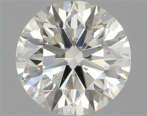 Picture of Natural Diamond 0.73 Carats, Round with Excellent Cut, J Color, SI2 Clarity and Certified by GIA