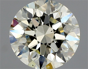 Picture of Natural Diamond 1.50 Carats, Round with Excellent Cut, L Color, VS2 Clarity and Certified by HRD