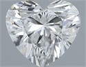 Natural Diamond 0.33 Carats, Heart with  Cut, F Color, VS2 Clarity and Certified by GIA