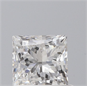 Natural Diamond 0.80 Carats, Princess with  Cut, E Color, VS2 Clarity and Certified by GIA