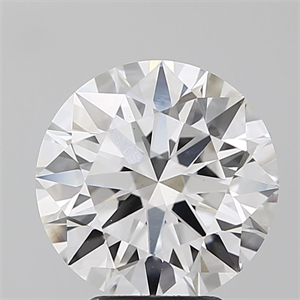 Picture of Lab Grown Diamond 3.98 Carats, Round with Ideal Cut, E Color, VS1 Clarity and Certified by IGI