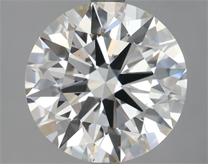 Picture of Lab Grown Diamond 3.60 Carats, Round with Ideal Cut, G Color, VS1 Clarity and Certified by IGI