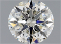 Natural Diamond 0.85 Carats, Round with Excellent Cut, K Color, SI2 Clarity and Certified by GIA