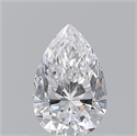 Natural Diamond 0.70 Carats, Pear with  Cut, D Color, VS1 Clarity and Certified by GIA