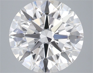 Picture of Lab Grown Diamond 3.57 Carats, Round with Ideal Cut, D Color, VS1 Clarity and Certified by IGI