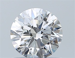 Picture of Natural Diamond 0.70 Carats, Round with Excellent Cut, F Color, VVS2 Clarity and Certified by GIA