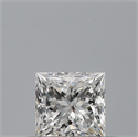 Natural Diamond 0.29 Carats, Princess with  Cut, E Color, VVS1 Clarity and Certified by GIA