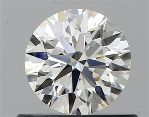 Foto Diamante Natural 0.53 quilates, Redondo , Color H, claridad VVS1 y certificado GIA de