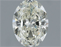Natural Diamond 0.71 Carats, Oval with  Cut, I Color, VVS1 Clarity and Certified by IGI
