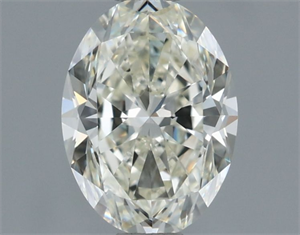 Picture of Natural Diamond 0.71 Carats, Oval with  Cut, I Color, VVS1 Clarity and Certified by IGI
