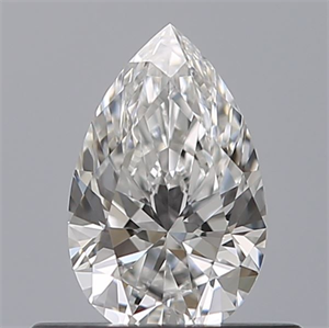 Picture of Natural Diamond 0.40 Carats, Pear with  Cut, E Color, IF Clarity and Certified by GIA