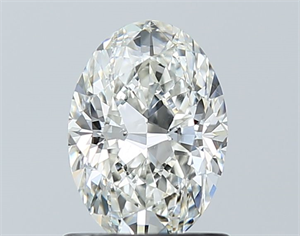 Foto Diamante Natural 1.01 quilates, Ovalado , Color I, claridad SI1 y certificado GIA de