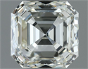 Natural Diamond 1.01 Carats, Asscher with  Cut, J Color, VS1 Clarity and Certified by IGI