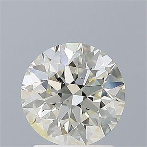Picture of Natural Diamond 1.50 Carats, Round with Very Good Cut, M Color, I1 Clarity and Certified by GIA