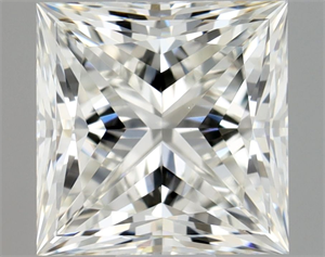 Picture of Natural Diamond 1.01 Carats, Princess with  Cut, I Color, VS1 Clarity and Certified by GIA