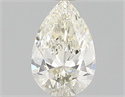 Natural Diamond 0.50 Carats, Pear with  Cut, K Color, VVS1 Clarity and Certified by GIA