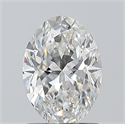 Natural Diamond 1.01 Carats, Oval with  Cut, F Color, VVS2 Clarity and Certified by GIA