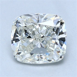 Foto Diamante Natural 0.70 quilates, Del cojín , Color J, claridad VVS2 y certificado GIA de