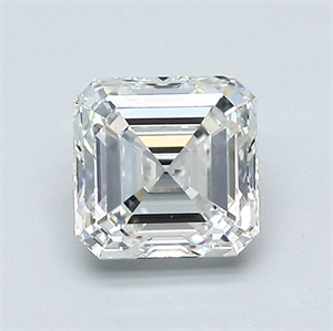 Foto Diamante Natural 1.01 quilates, Asscher , Color G, claridad VS1 y certificado GIA de