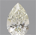 Natural Diamond 0.51 Carats, Pear with  Cut, L Color, SI2 Clarity and Certified by GIA