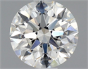Natural Diamond 0.90 Carats, Round with Excellent Cut, G Color, VS2 Clarity and Certified by GIA