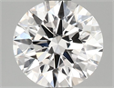 Lab Grown Diamond 1.13 Carats, Round with Ideal Cut, D Color, VVS2 Clarity and Certified by IGI