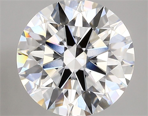 Picture of Lab Grown Diamond 4.60 Carats, Round with Ideal Cut, E Color, VVS2 Clarity and Certified by IGI