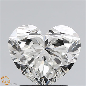 Picture of Natural Diamond 2.01 Carats, Heart with  Cut, H Color, VS2 Clarity and Certified by GIA