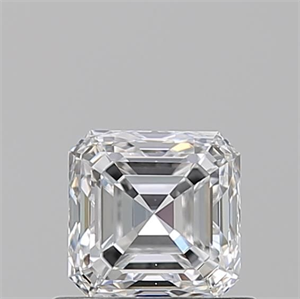 Foto Diamante Natural 0.73 quilates, Asscher , Color D, claridad VS2 y certificado GIA de