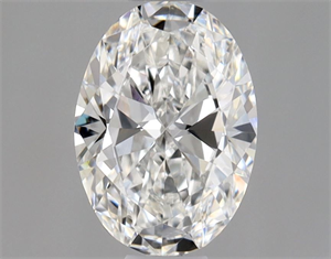 Foto Diamante Natural 0.50 quilates, Ovalado , Color E, claridad VVS2 y certificado GIA de