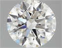 Lab Grown Diamond 1.52 Carats, Round with Excellent Cut, G Color, VVS2 Clarity and Certified by IGI
